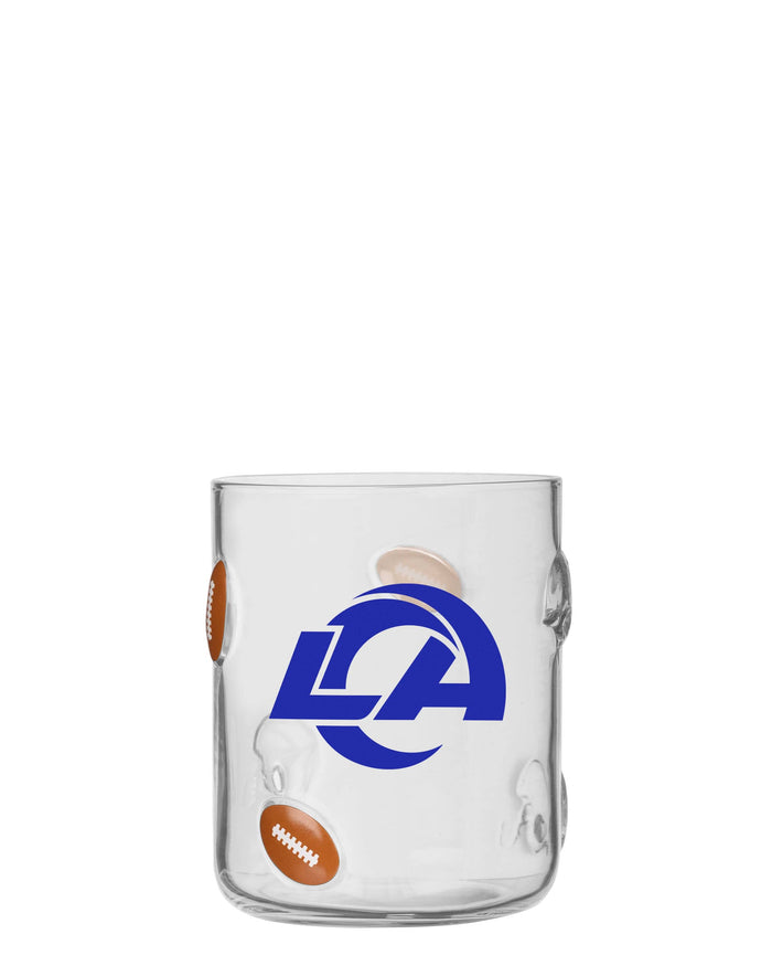 Los Angeles Rams Team Logo 17 oz Glass Cup