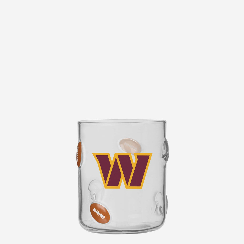Washington Commanders Team Logo 17 oz Glass Cup FOCO - FOCO.com