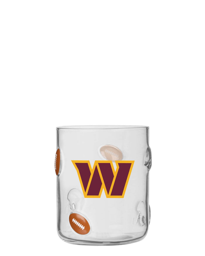 Washington Commanders Team Logo 17 oz Glass Cup
