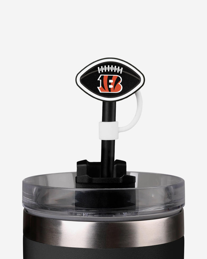 Cincinnati Bengals 3 Pack Primary Logo Straw Toppers FOCO - FOCO.com