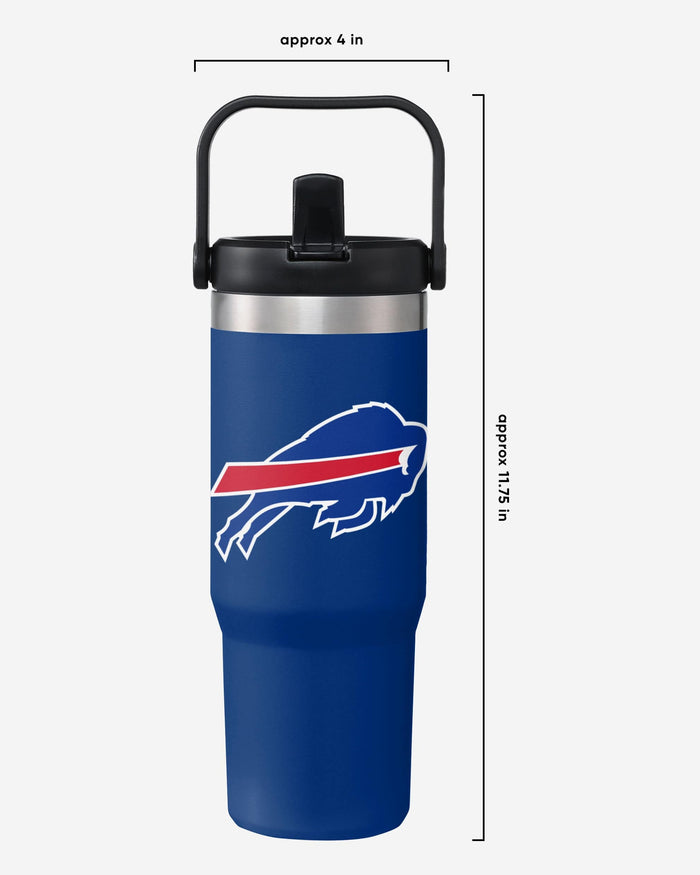 Buffalo Bills 30 oz Straw Tumbler FOCO - FOCO.com