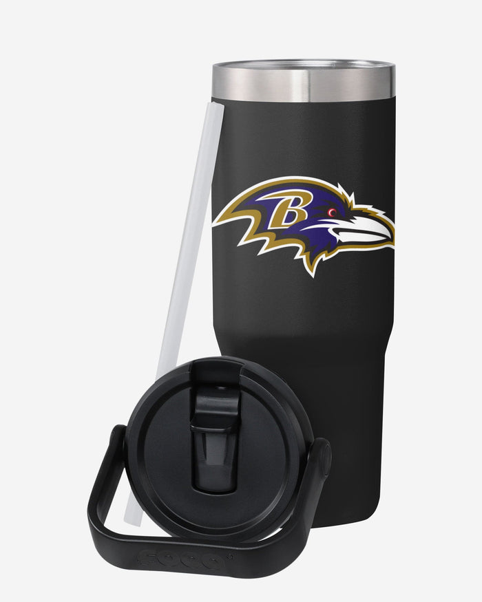 Baltimore Ravens 30 oz Straw Tumbler FOCO - FOCO.com