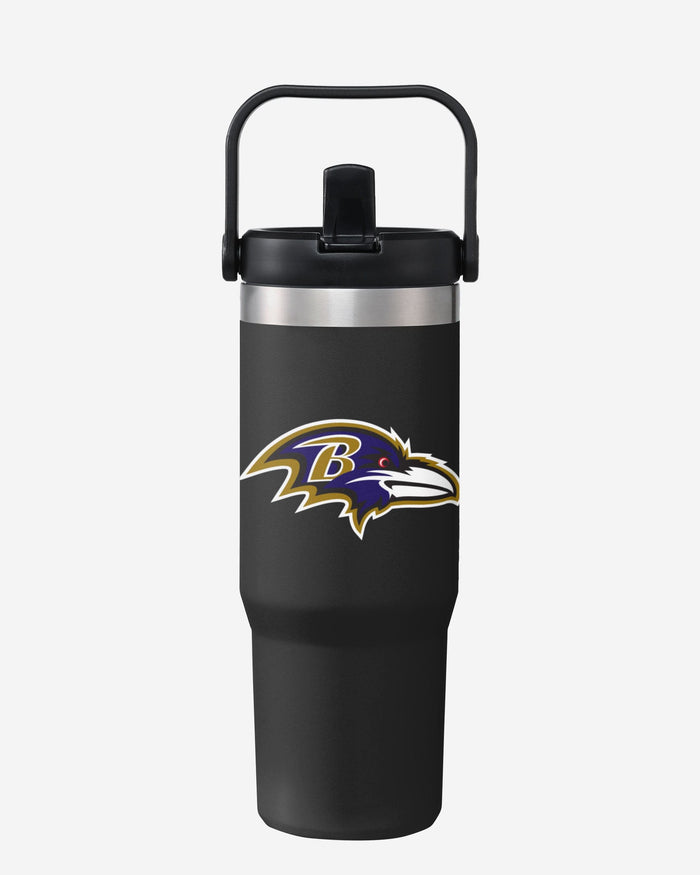 Baltimore Ravens 30 oz Straw Tumbler FOCO - FOCO.com