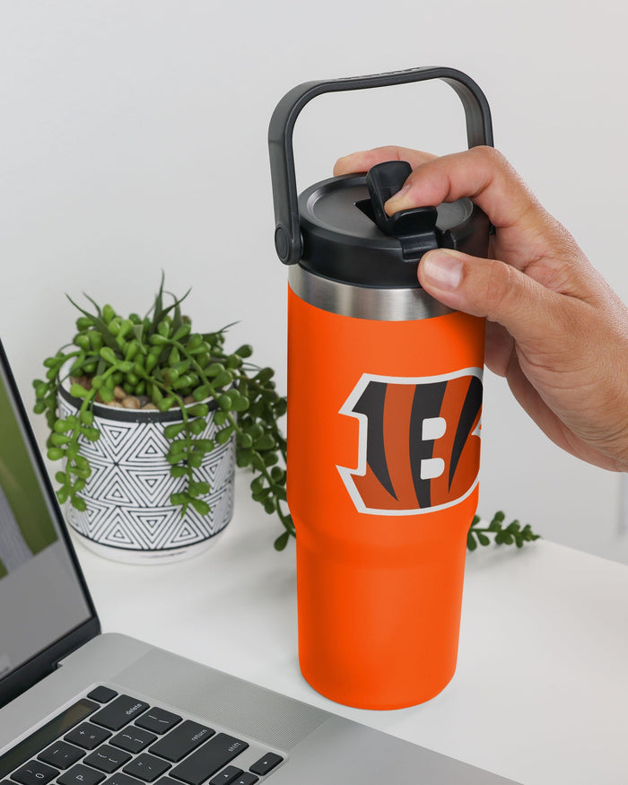 Cincinnati Bengals 30 oz Straw Tumbler FOCO - FOCO.com