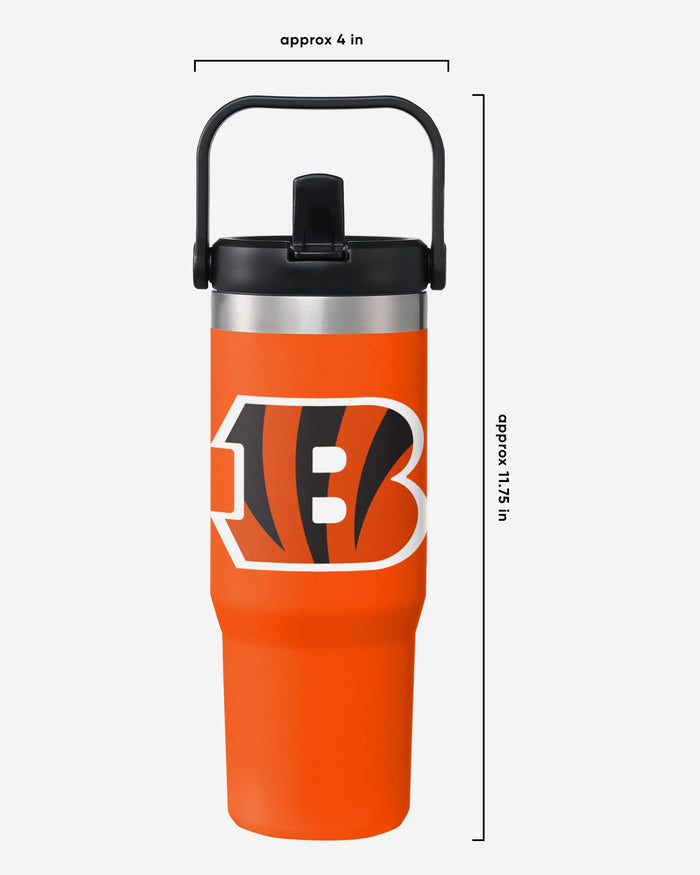 Cincinnati Bengals 30 oz Straw Tumbler FOCO - FOCO.com