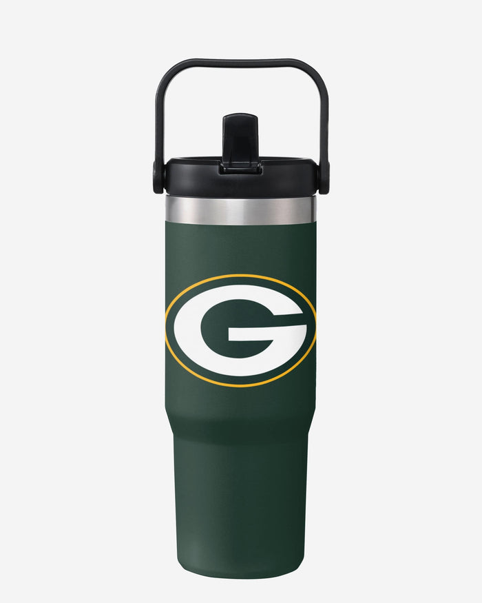 Green Bay Packers 30 oz Straw Tumbler FOCO - FOCO.com