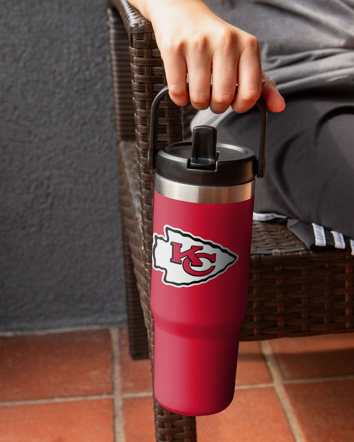 Kansas City Chiefs 30 oz Straw Tumbler FOCO - FOCO.com