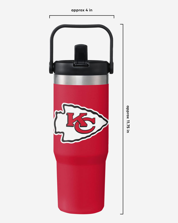 Kansas City Chiefs 30 oz Straw Tumbler FOCO - FOCO.com