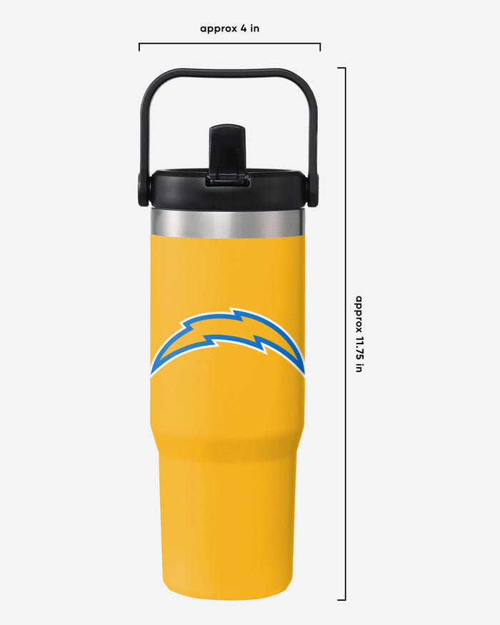 Los Angeles Chargers 30 oz Straw Tumbler FOCO - FOCO.com