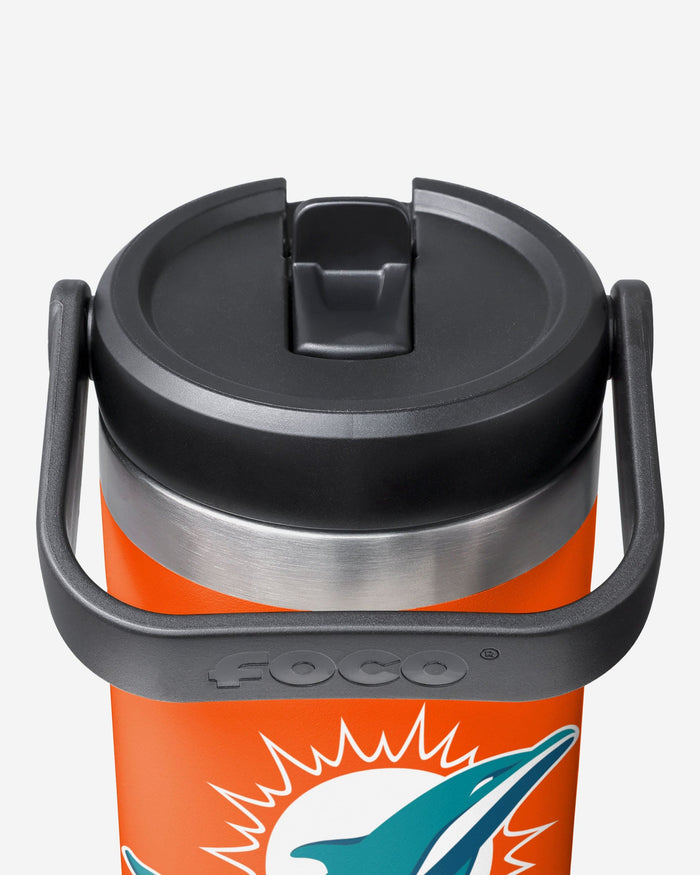 Miami Dolphins 30 oz Straw Tumbler FOCO - FOCO.com