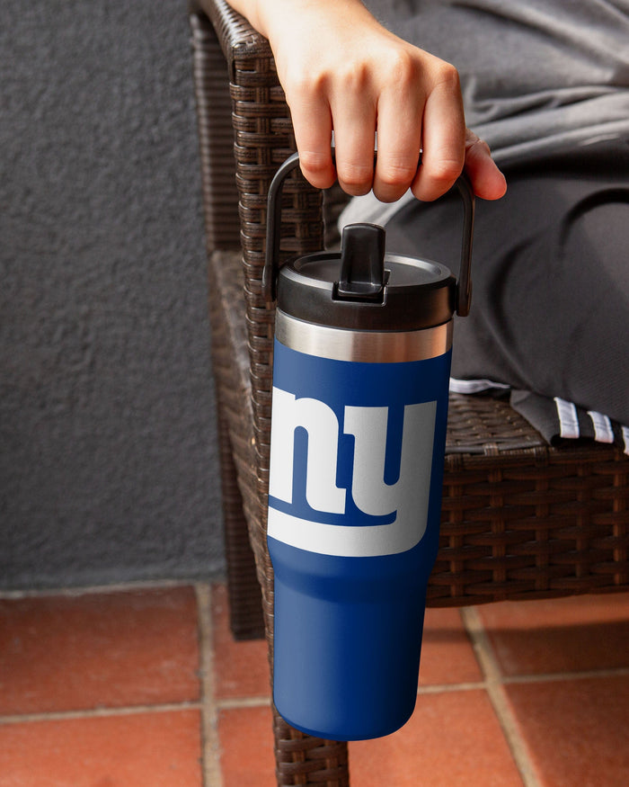 New York Giants 30 oz Straw Tumbler FOCO - FOCO.com