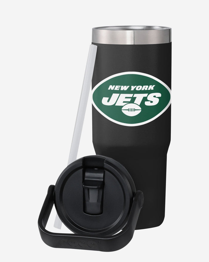 New York Jets 30 oz Straw Tumbler FOCO - FOCO.com