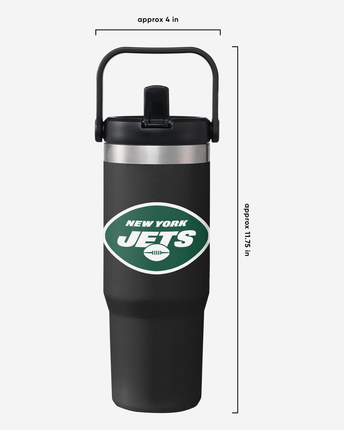 New York Jets 30 oz Straw Tumbler FOCO - FOCO.com