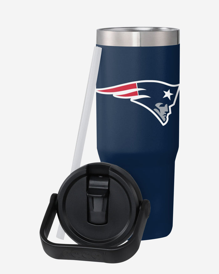 New England Patriots 30 oz Straw Tumbler FOCO - FOCO.com