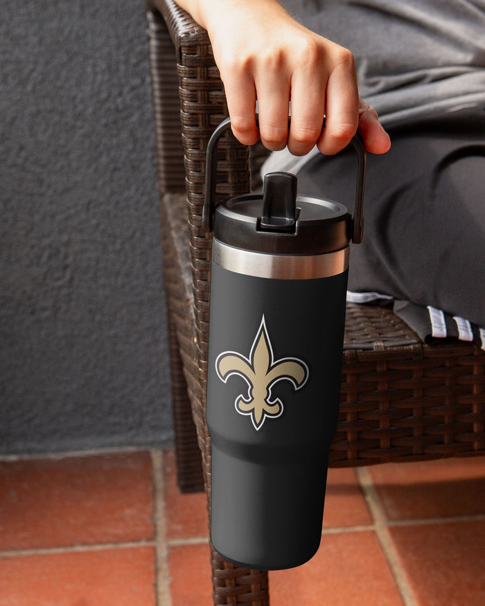 New Orleans Saints 30 oz Straw Tumbler FOCO - FOCO.com