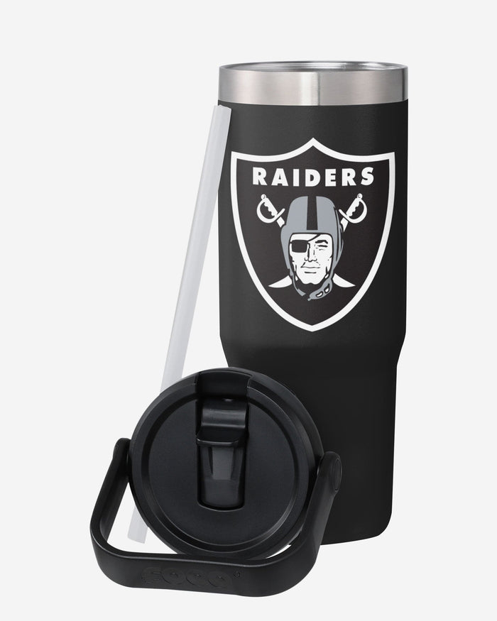 Las Vegas Raiders 30 oz Straw Tumbler FOCO - FOCO.com