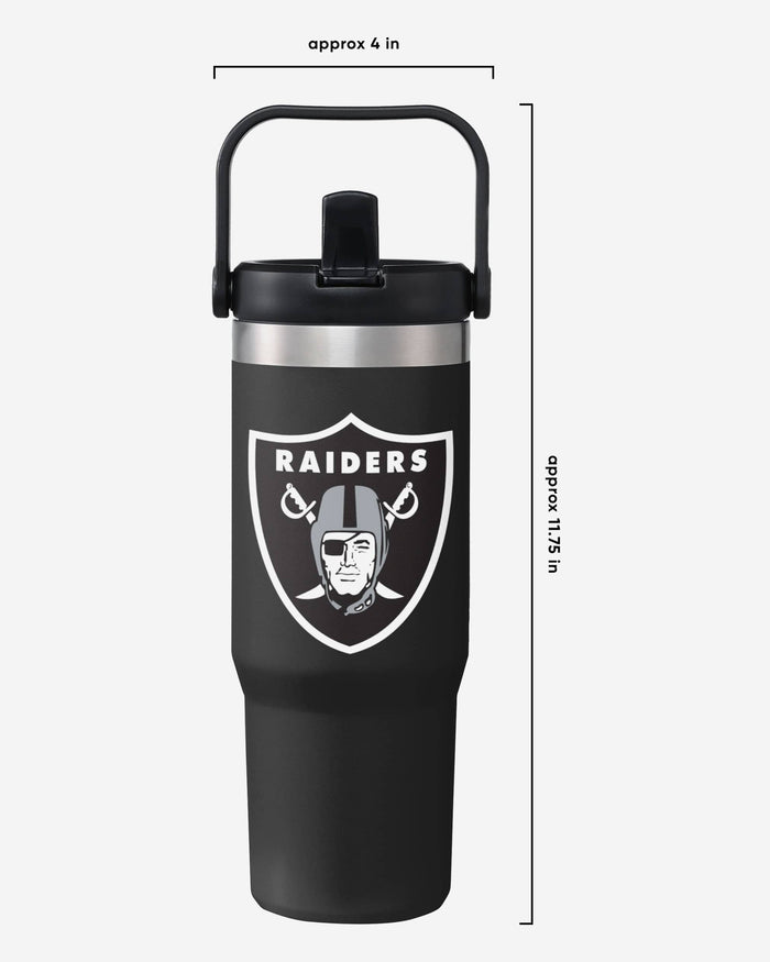 Las Vegas Raiders 30 oz Straw Tumbler FOCO - FOCO.com