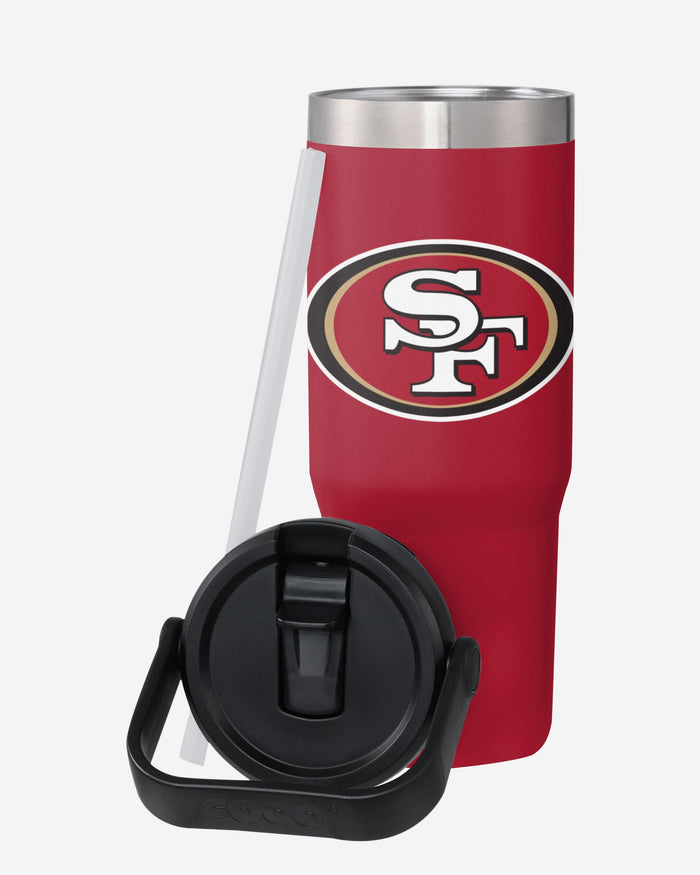 San Francisco 49ers 30 oz Straw Tumbler FOCO - FOCO.com