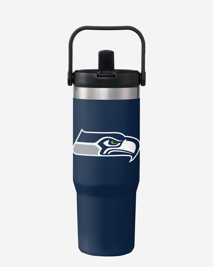 Seattle Seahawks 30 oz Straw Tumbler FOCO - FOCO.com