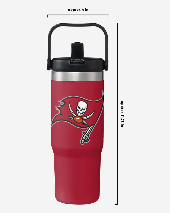 Tampa Bay Buccaneers 30 oz Straw Tumbler FOCO - FOCO.com