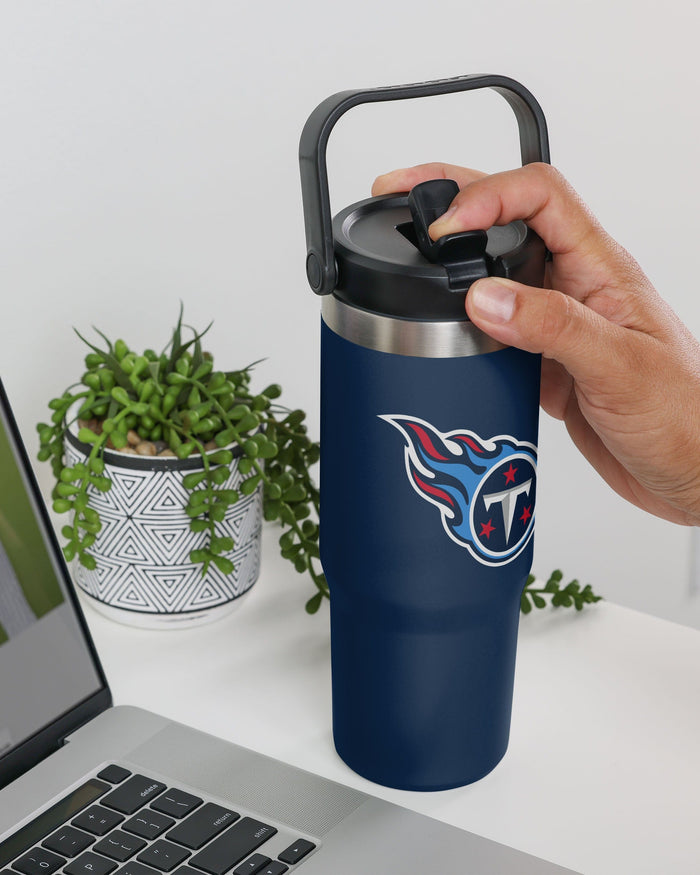 Tennessee Titans 30 oz Straw Tumbler FOCO - FOCO.com