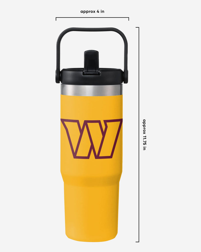 Washington Commanders 30 oz Straw Tumbler FOCO - FOCO.com