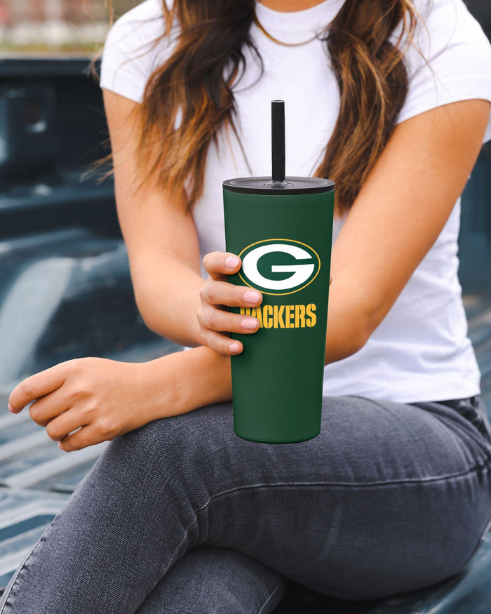 Green Bay Packers 22 oz Travel Tumbler FOCO - FOCO.com