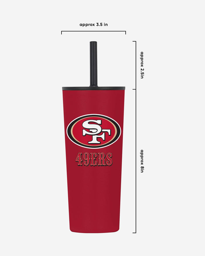 San Francisco 49ers 22 oz Travel Tumbler FOCO - FOCO.com