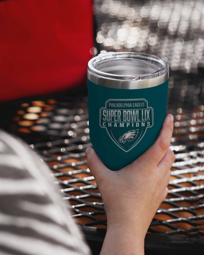 Philadelphia Eagles Super Bowl LIX Champions Team Logo 30 oz Tumbler FOCO - FOCO.com