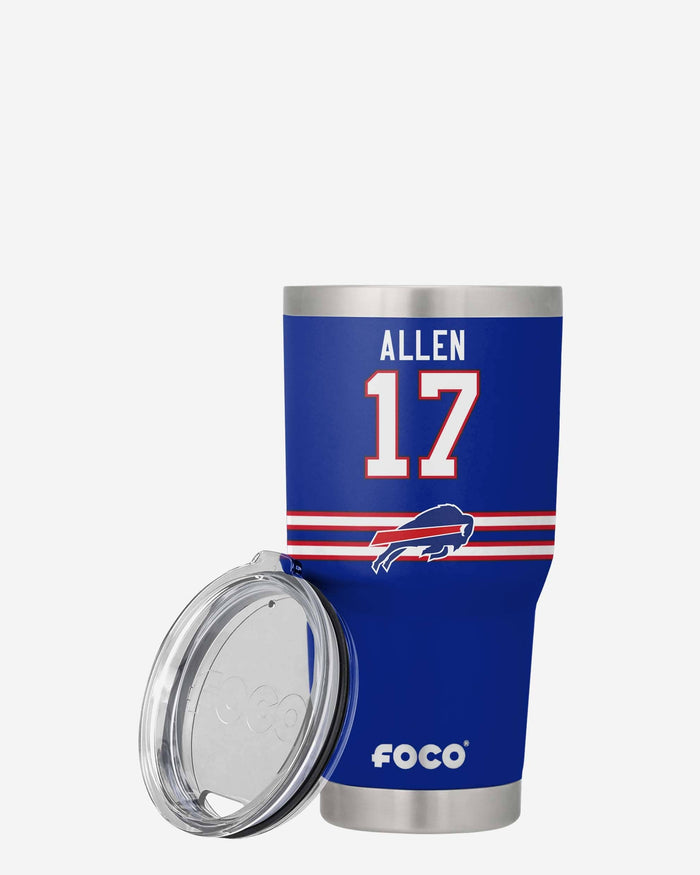 Josh Allen Buffalo Bills Team Logo 30 oz Player Tumbler FOCO - FOCO.com