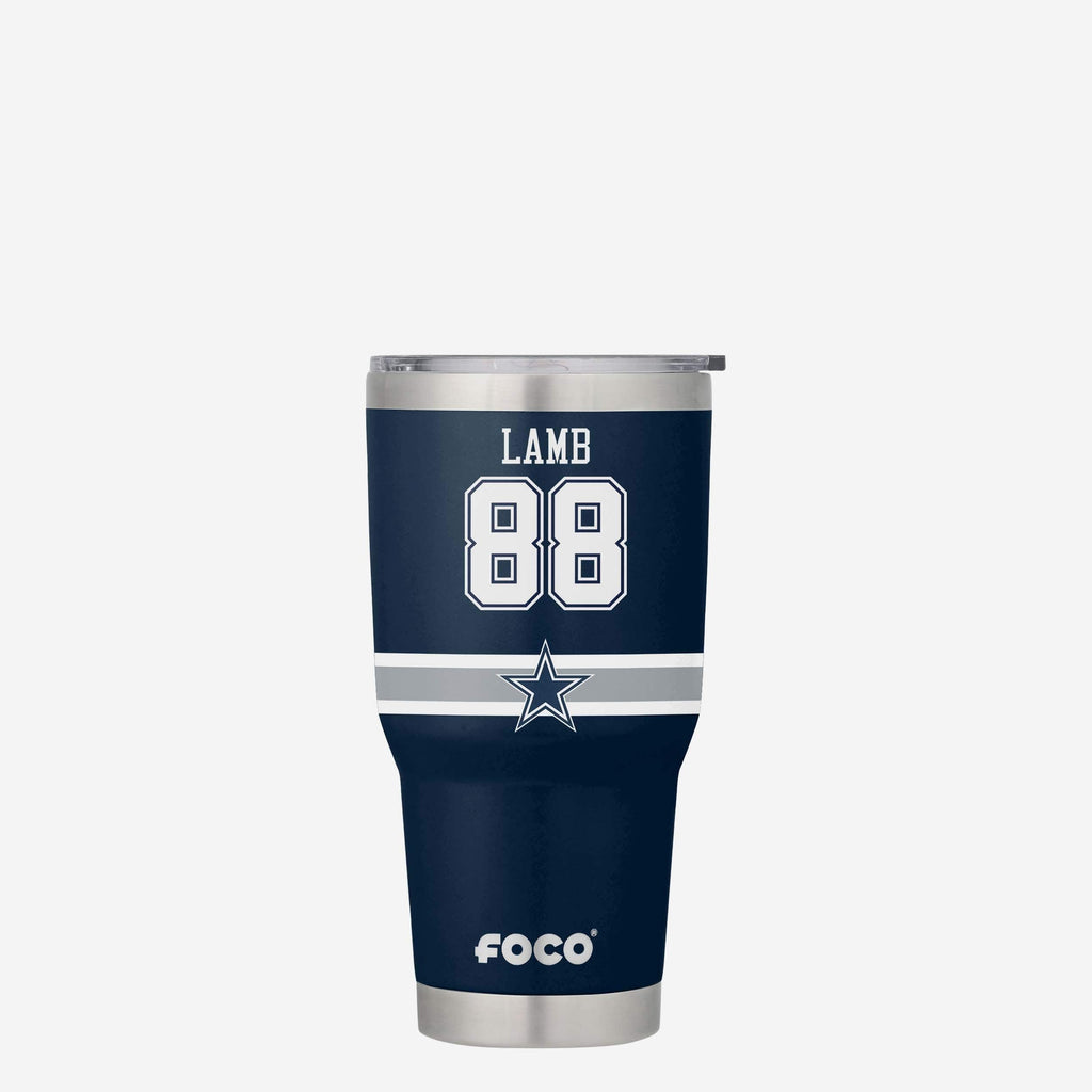 CeeDee Lamb Dallas Cowboys Team Logo 30 oz Player Tumbler FOCO - FOCO.com