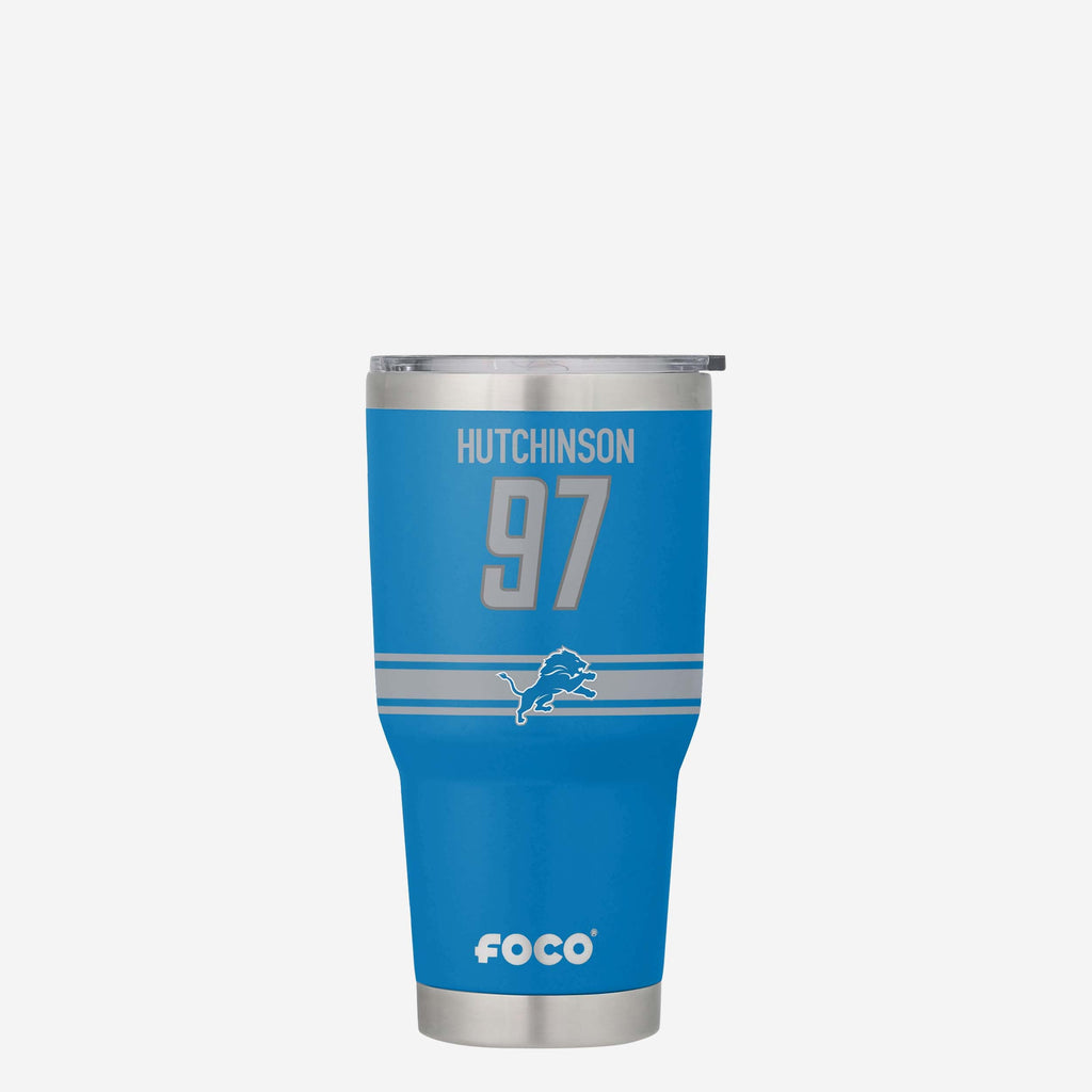 Aidan Hutchinson Detroit Lions Team Logo 30 oz Player Tumbler FOCO - FOCO.com