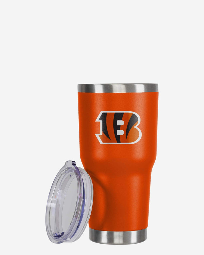 Cincinnati Bengals Orange Team Logo 30 oz Tumbler FOCO - FOCO.com