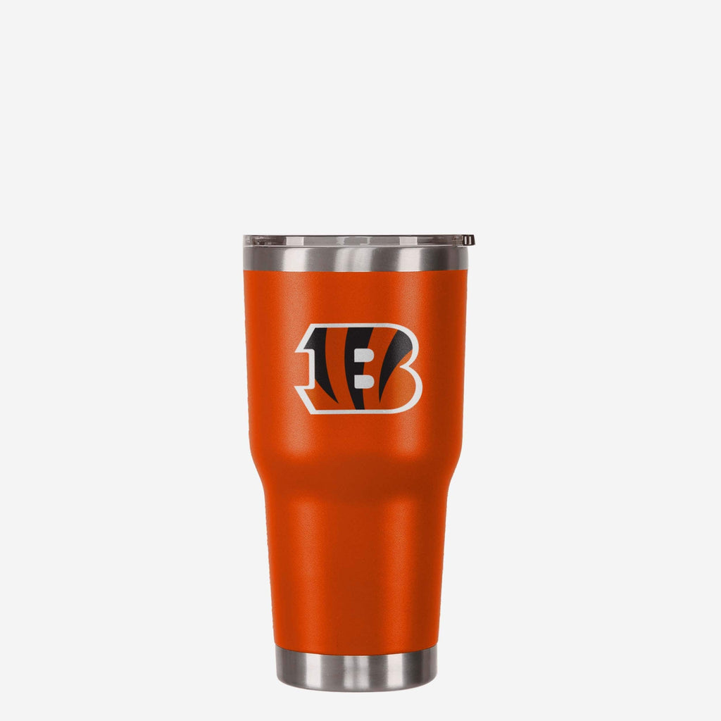 Cincinnati Bengals Orange Team Logo 30 oz Tumbler FOCO - FOCO.com