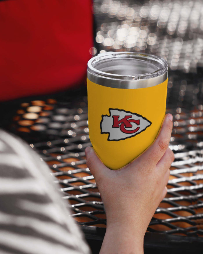 Kansas City Chiefs Yellow Team Logo 30 oz Tumbler FOCO - FOCO.com