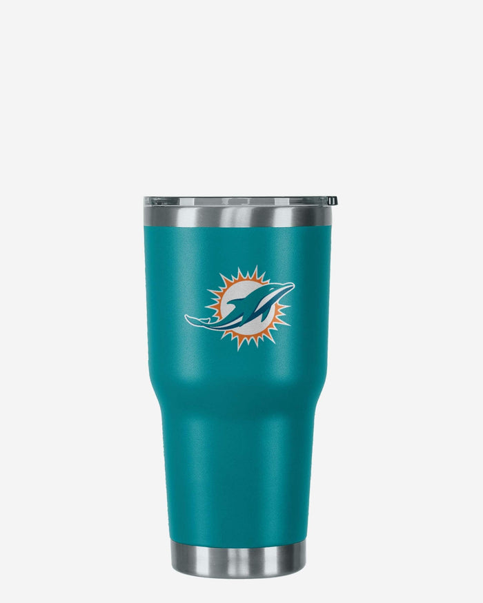 Miami Dolphins Teal Team Logo 30 oz Tumbler FOCO - FOCO.com