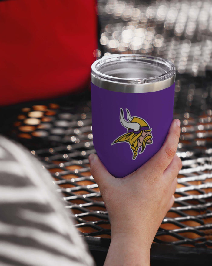 Minnesota Vikings Purple Team Logo 30 oz Tumbler FOCO - FOCO.com