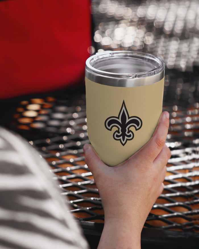 New Orleans Saints Gold Team Logo 30 oz Tumbler FOCO - FOCO.com