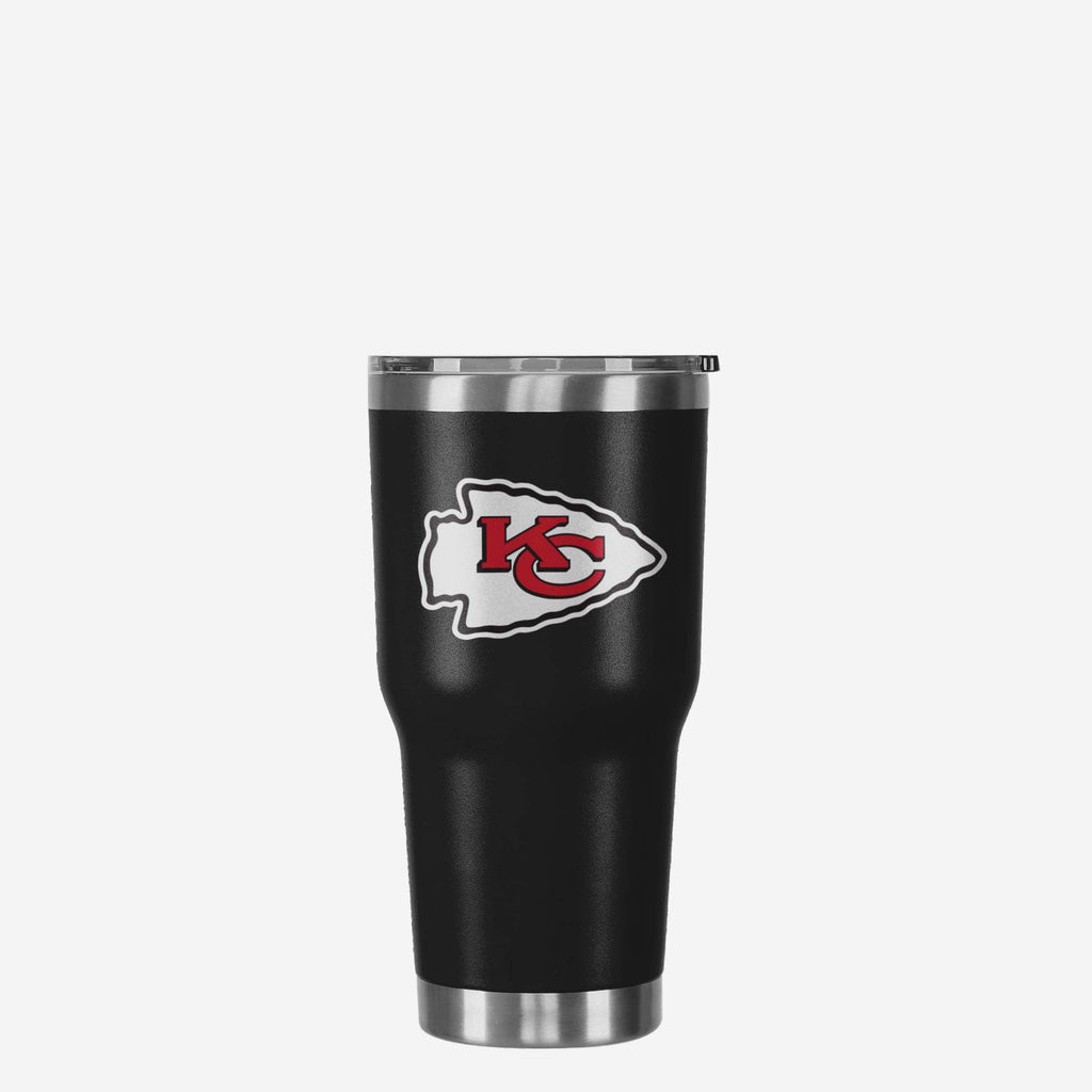 Kansas City Chiefs Black Team Logo 30 oz Tumbler FOCO - FOCO.com