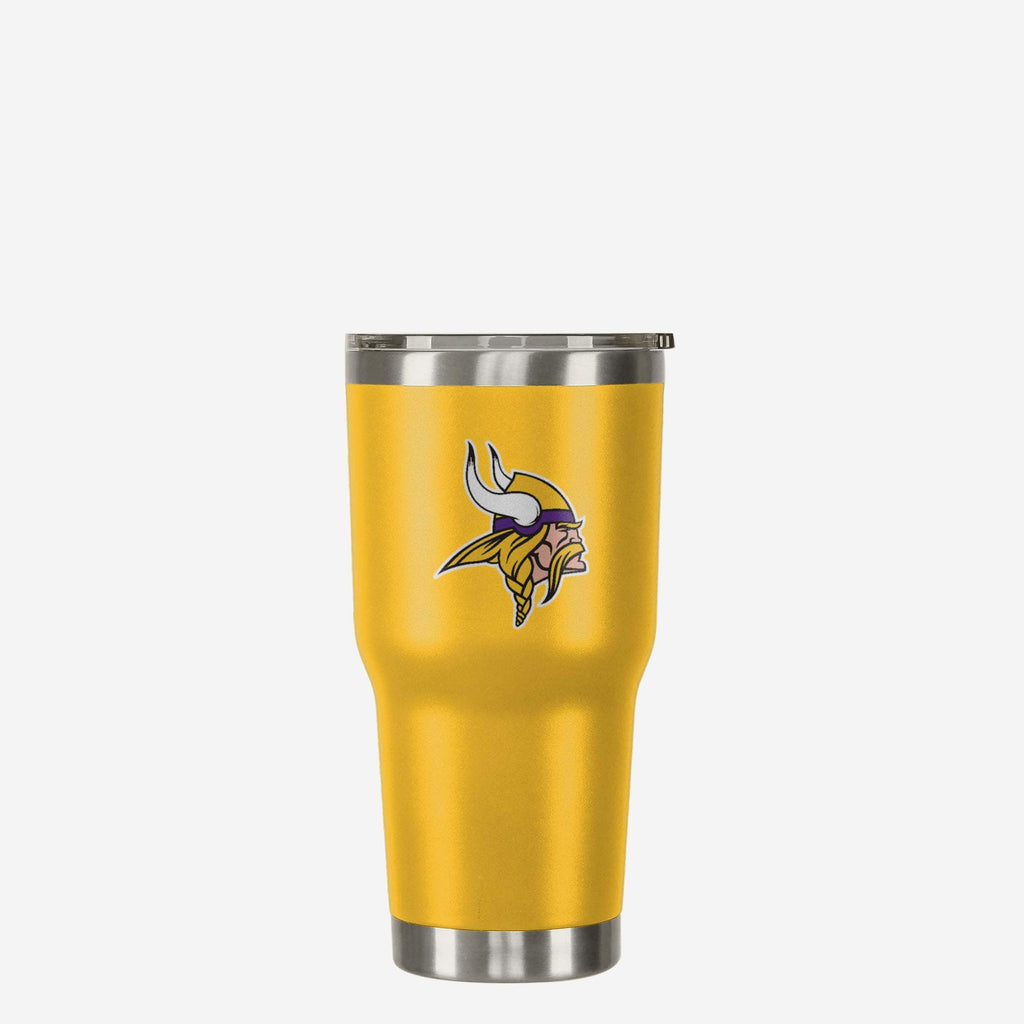 Minnesota Vikings Yellow Team Logo 30 oz Tumbler FOCO - FOCO.com