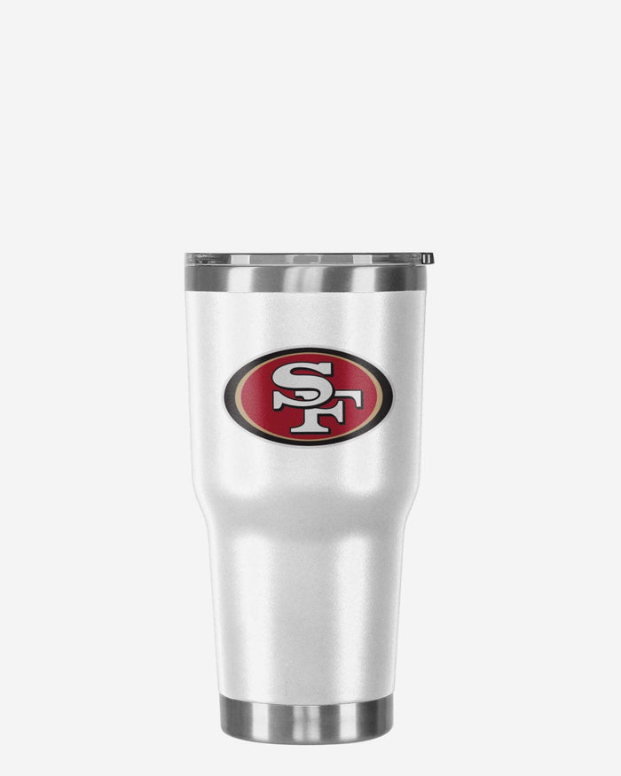 San Francisco 49ers White Team Logo 30 oz Tumbler FOCO - FOCO.com