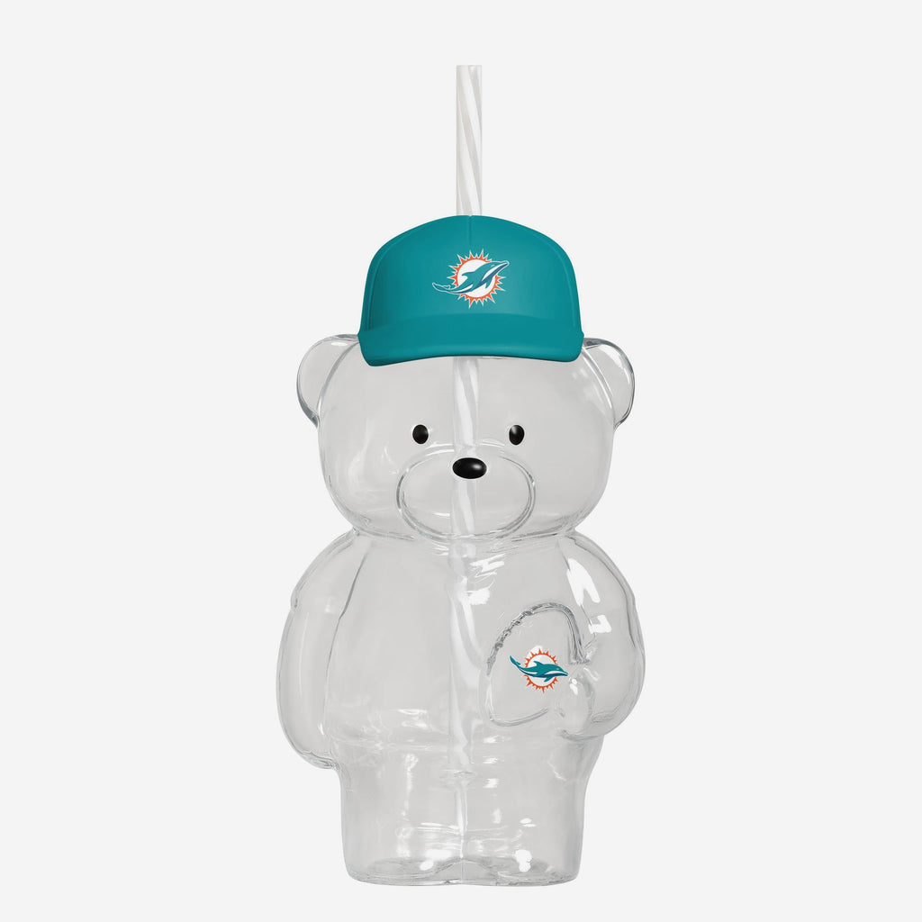 Miami Dolphins Glass Bear Tumbler FOCO - FOCO.com