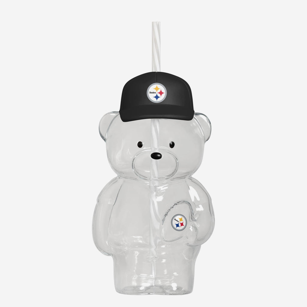 Pittsburgh Steelers Glass Bear Tumbler FOCO - FOCO.com