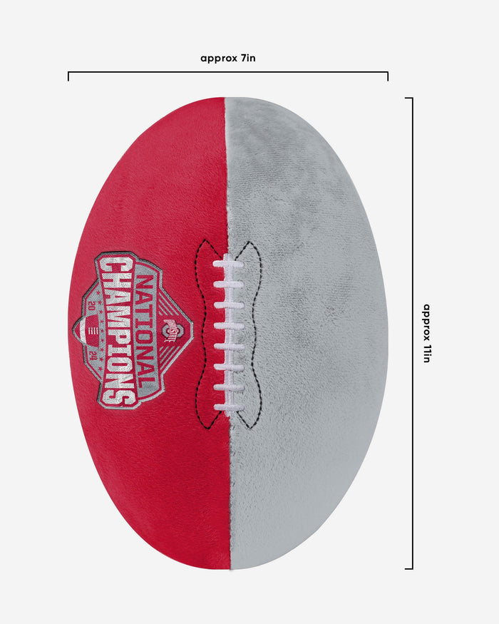 Ohio State Buckeyes 2024 Football National Champions Plush Football FOCO - FOCO.com