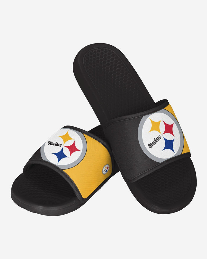 Pittsburgh Steelers Team Color Primary Logo Slide FOCO S - FOCO.com