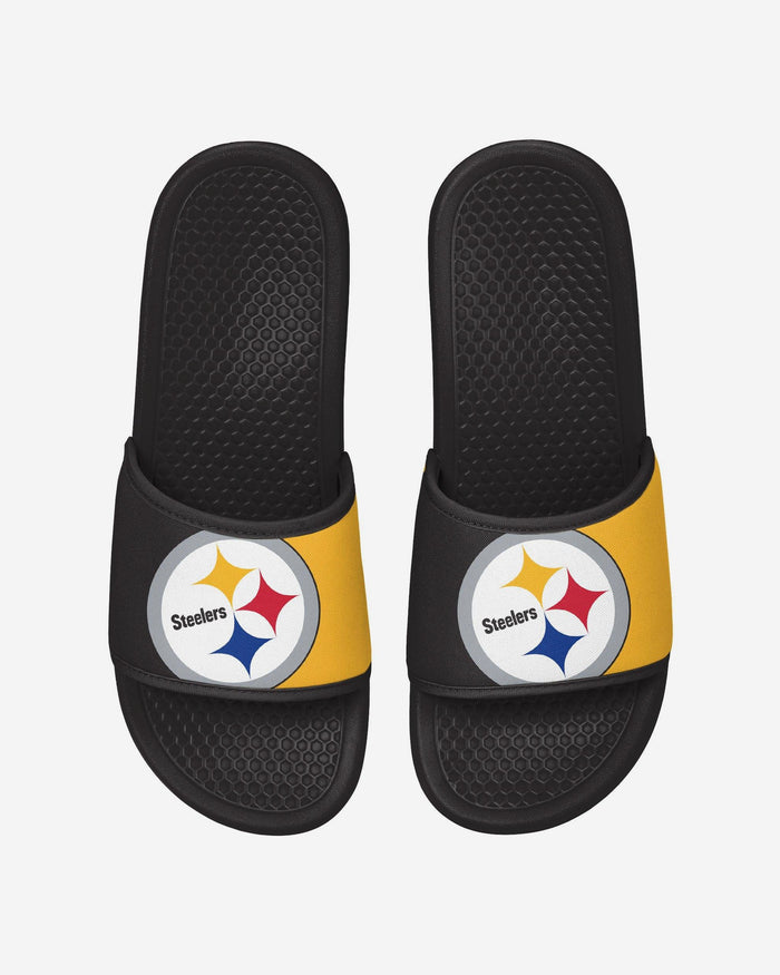 Pittsburgh Steelers Team Color Primary Logo Slide FOCO S - FOCO.com