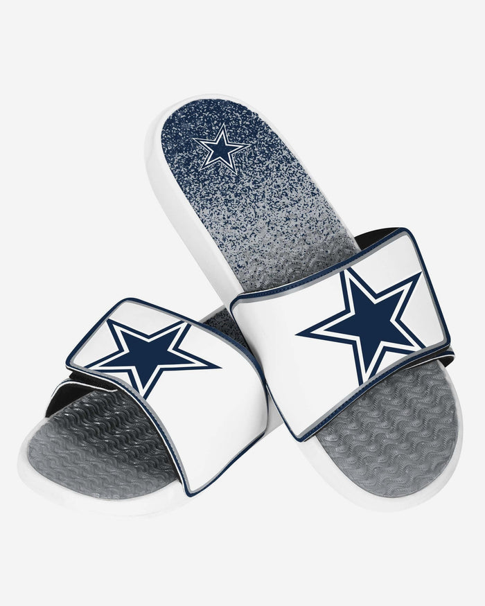 Dallas Cowboys Primary Logo Gradient Gel Slide FOCO S - FOCO.com