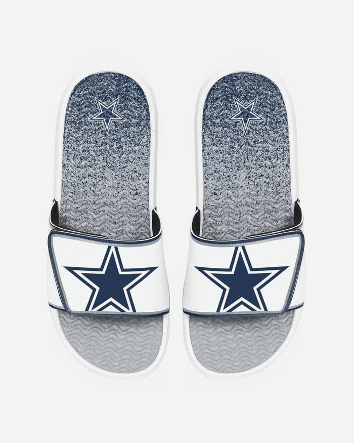 Dallas Cowboys Primary Logo Gradient Gel Slide FOCO S - FOCO.com