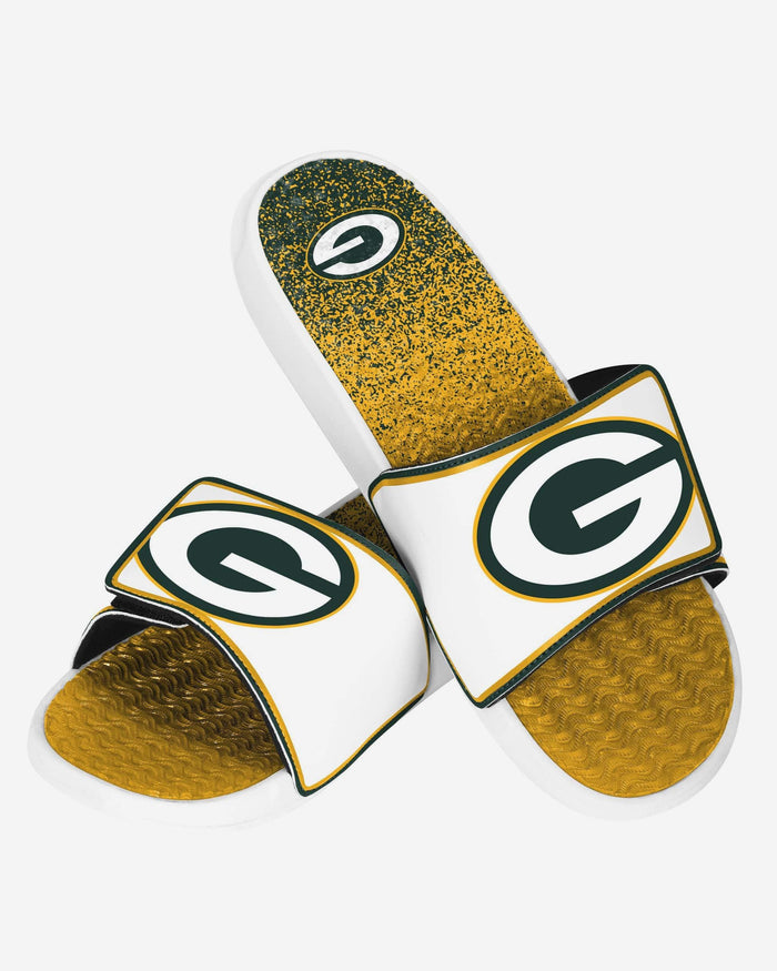 Green Bay Packers Primary Logo Gradient Gel Slide FOCO S - FOCO.com