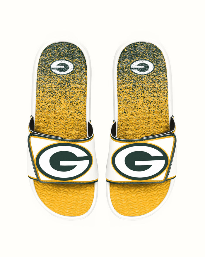 Green Bay Packers Primary Logo Gradient Gel Slide FOCO S - FOCO.com